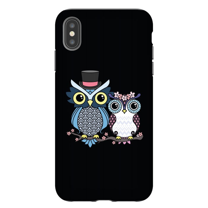 iPhone Xs Max StrongFit Owl love  by Laura Nagel