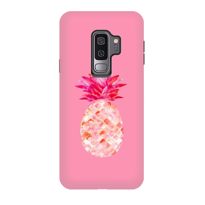 Galaxy S9 plus StrongFit  Hala Kahiki Pink by Amaya Brydon
