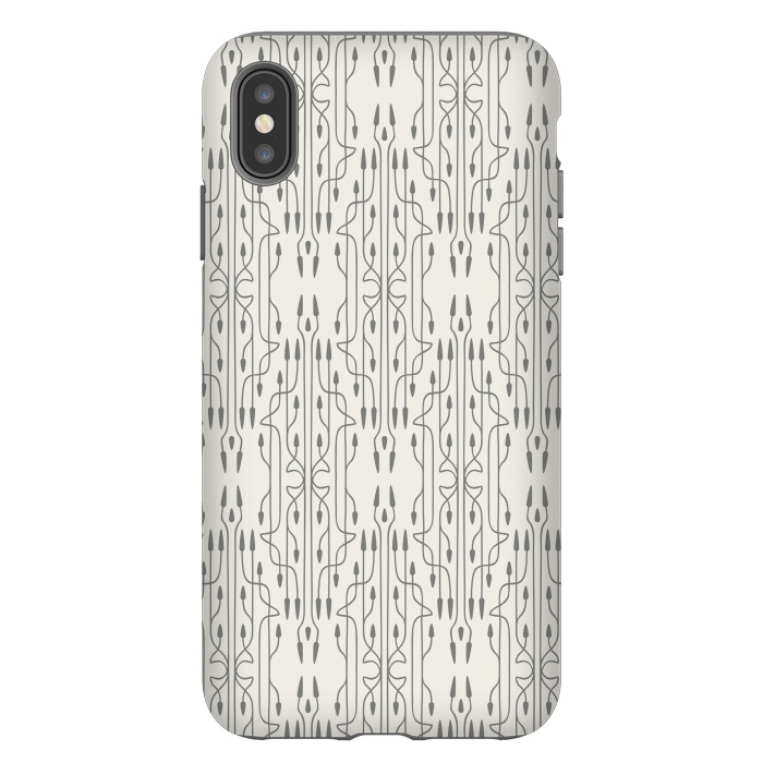 iPhone Xs Max StrongFit Arrows Vintage Pattern by Bledi