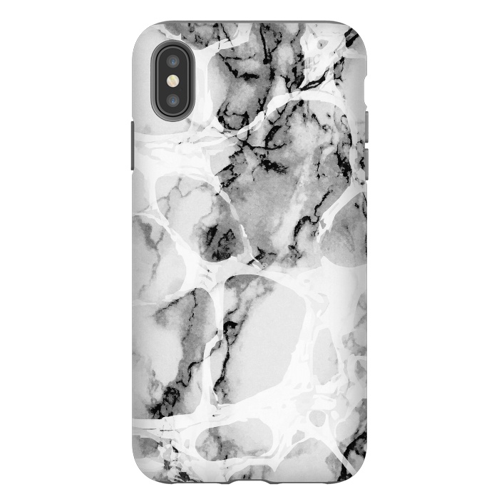 iPhone Xs Max StrongFit Monochrome elegant marble by Oana 