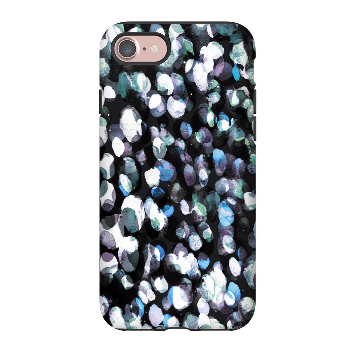 iPhone 7 StrongFit Watercolor spotted abstract art by Oana 