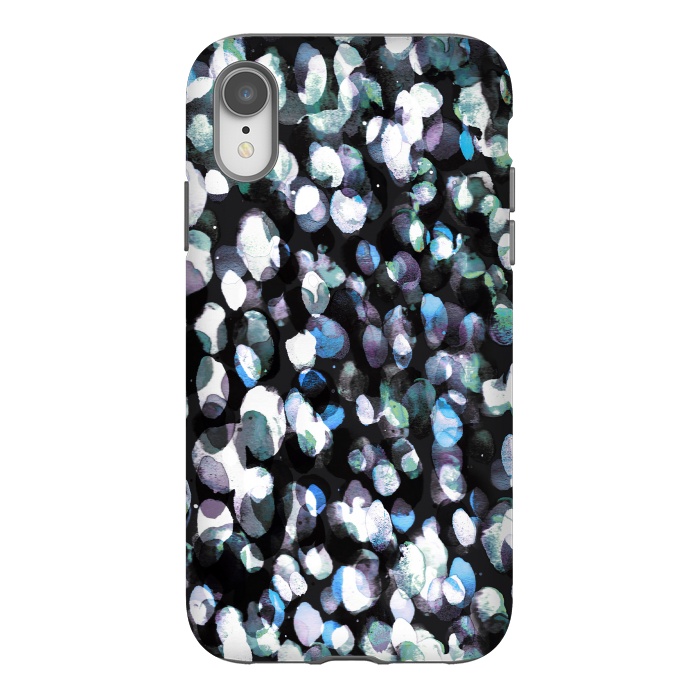 iPhone Xr StrongFit Watercolor spotted abstract art by Oana 
