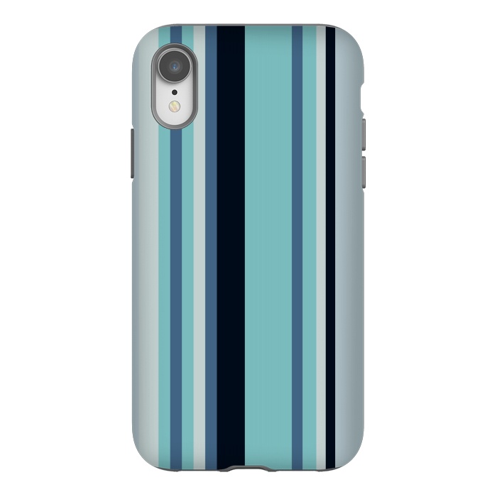iPhone Xr StrongFit Vertical Stripe Pattern by Dhruv Narelia