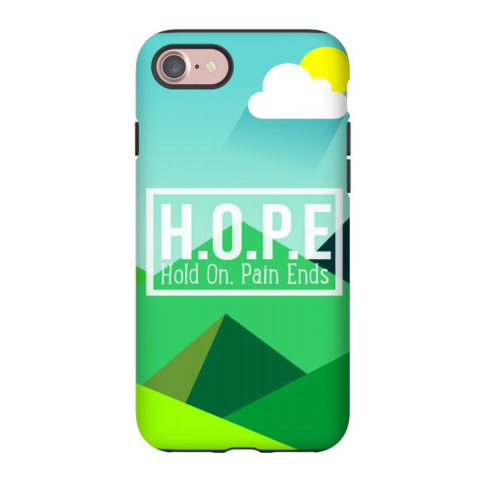 iPhone 7 StrongFit HOPE - Hold On Pain Ends by Dhruv Narelia