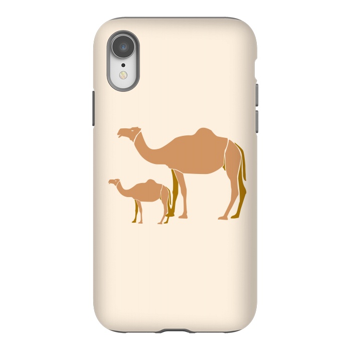 iPhone Xr StrongFit Camel Mother by Creativeaxle