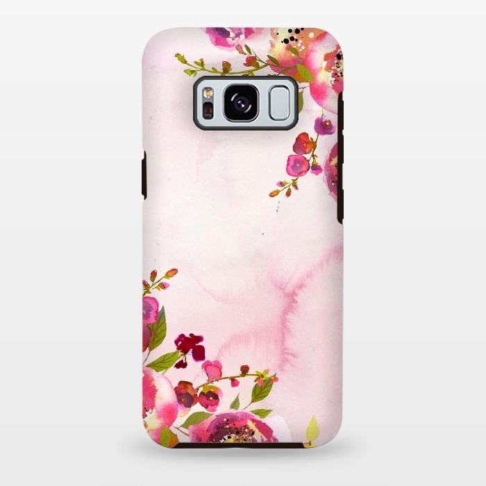 Galaxy S8 plus StrongFit Hand drawn Flower bouquets by  Utart