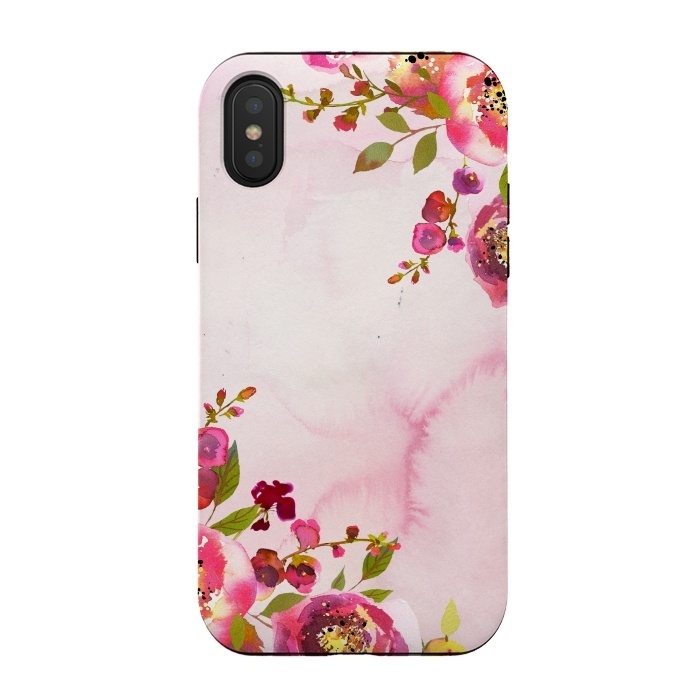 iPhone Xs / X StrongFit Hand drawn Flower bouquets by  Utart