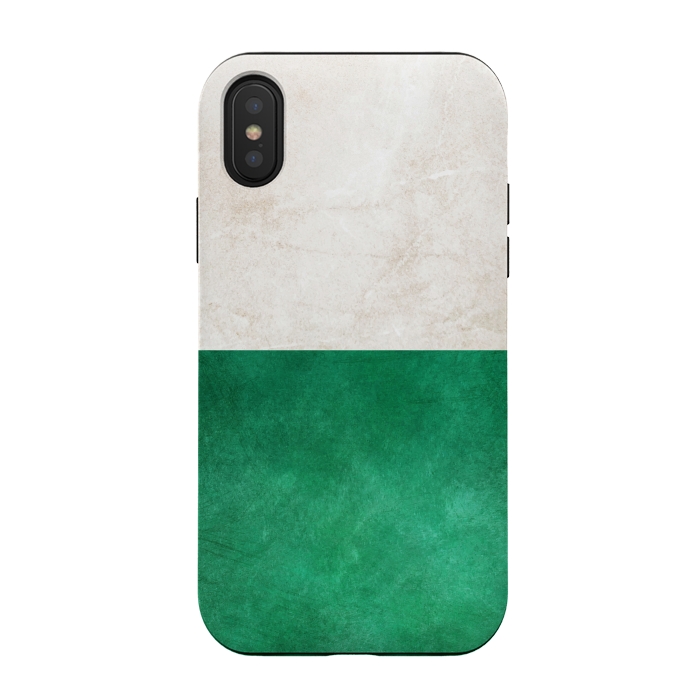 iPhone Xs / X StrongFit Pearl & Emerald by Uma Prabhakar Gokhale