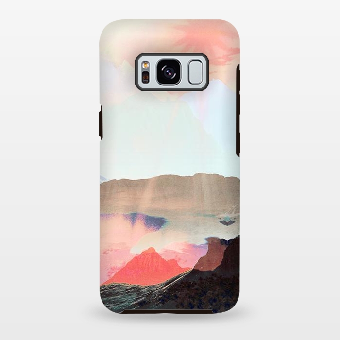 Galaxy S8 plus StrongFit Elegant mountain sunset landscape by Oana 