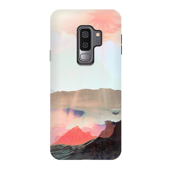 Galaxy S9 plus StrongFit Elegant mountain sunset landscape by Oana 