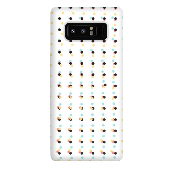 Galaxy Note 8 StrongFit Abstract Painting Polka Dots Pattern by amini54
