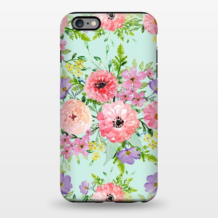iPhone 6/6s plus StrongFit Blooming floral bouquet watercolor hand paint  by InovArts