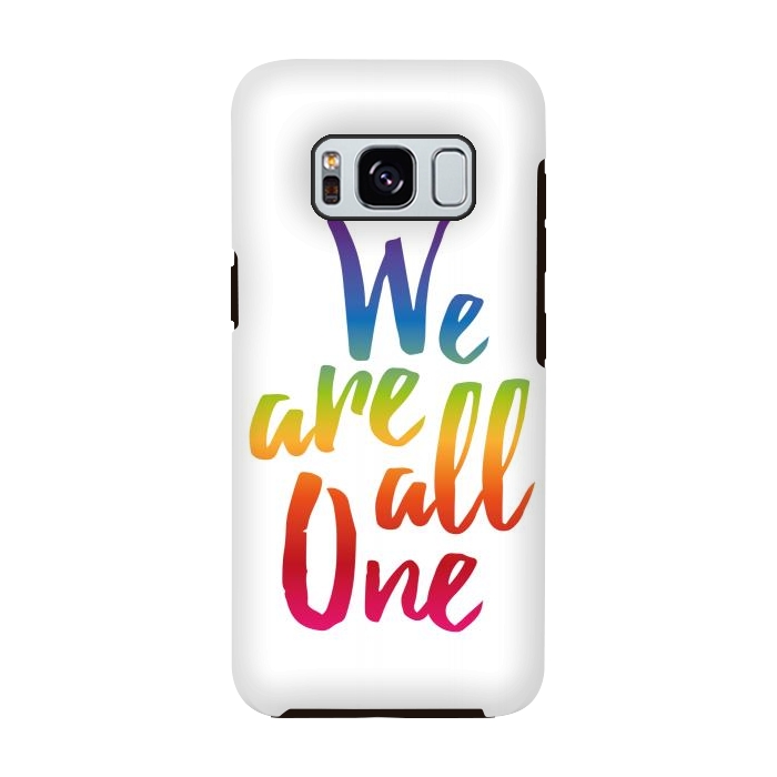 Galaxy S8 StrongFit We Are All One Rainbow by Majoih