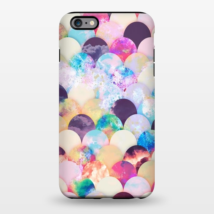 iPhone 6/6s plus StrongFit Watercolor splattered seashell pattern by Oana 