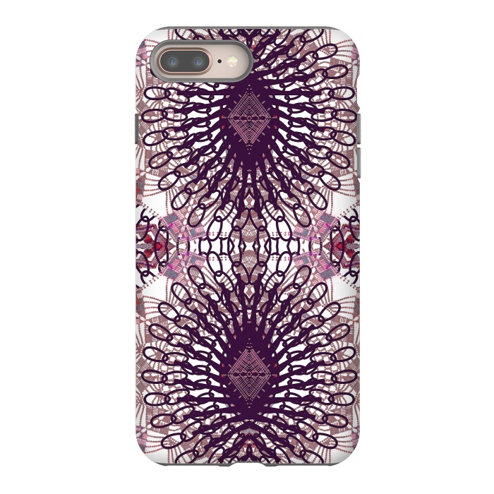 iPhone 7 plus StrongFit Ethnic lace and embroidery mandalas by Oana 