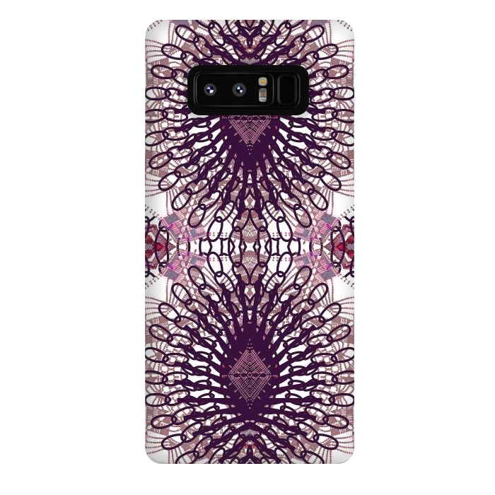 Galaxy Note 8 StrongFit Ethnic lace and embroidery mandalas by Oana 
