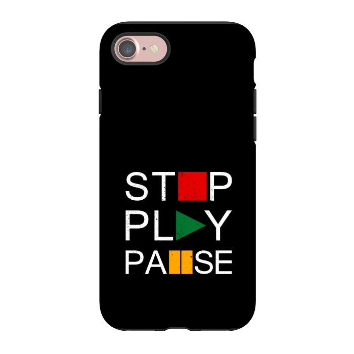 iPhone 7 StrongFit stop play pause by TMSarts