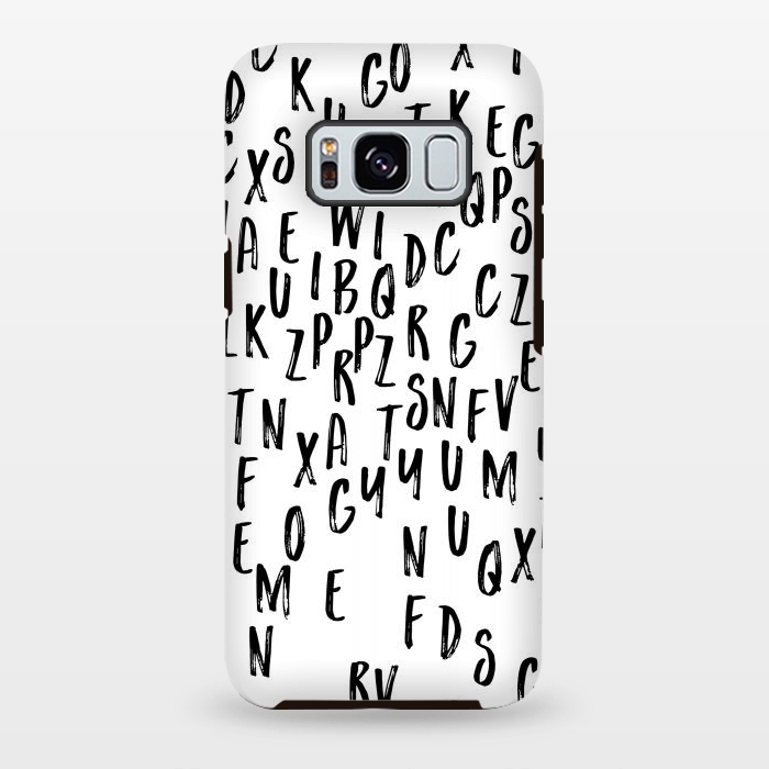 Galaxy S8 plus StrongFit Alphabet Letters by Karolina