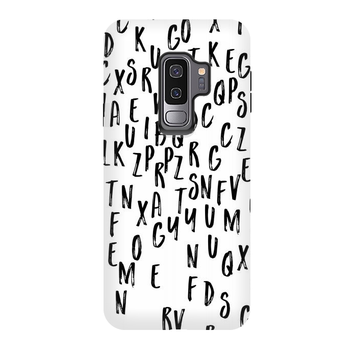 Galaxy S9 plus StrongFit Alphabet Letters by Karolina