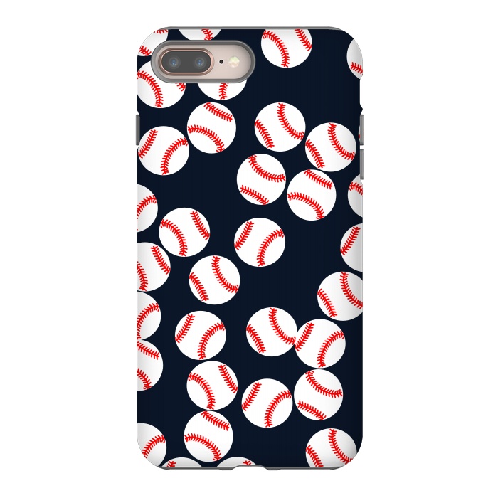 iPhone 7 plus StrongFit Cute Baseball Print by Karolina