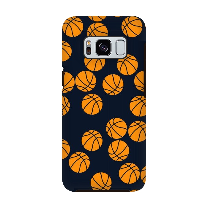 Galaxy S8 StrongFit Cute Basketball Print by Karolina