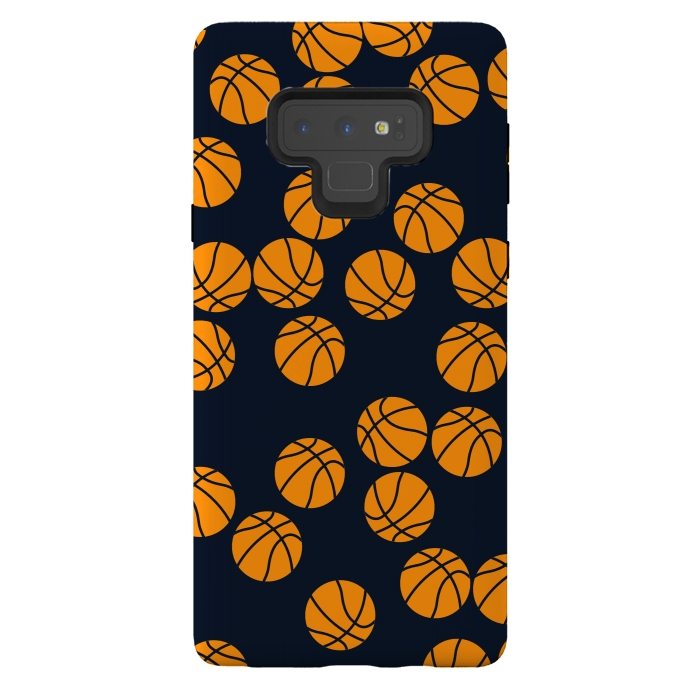 Galaxy Note 9 StrongFit Cute Basketball Print by Karolina