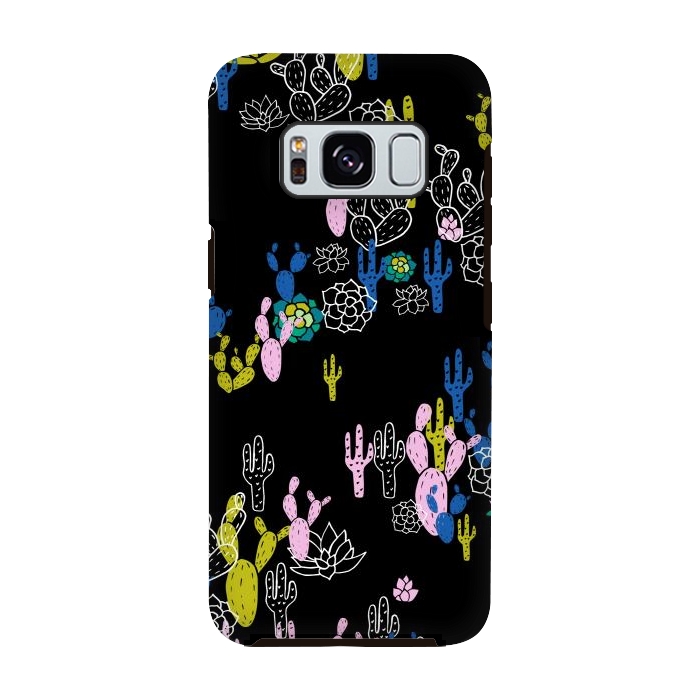 Galaxy S8 StrongFit Cactus and Succulent by Karolina