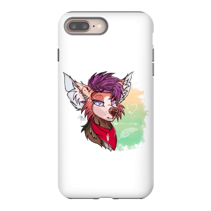 iPhone 7 plus StrongFit Furry Punk by Chiterra