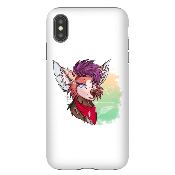 iPhone Xs Max StrongFit Furry Punk by Chiterra