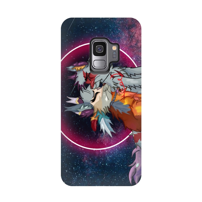 Galaxy S9 StrongFit Cat Love by Chiterra