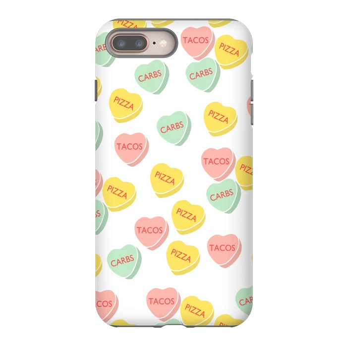 iPhone 7 plus StrongFit Funny Conversation Hearts by Karolina