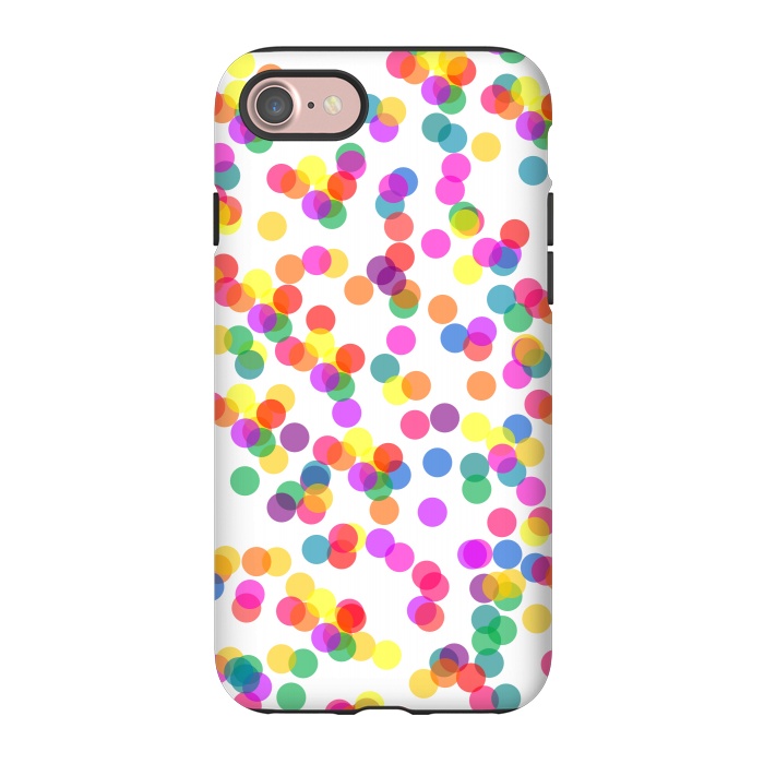iPhone 7 StrongFit Colorful Confetti by Karolina