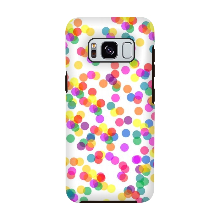 Galaxy S8 StrongFit Colorful Confetti by Karolina