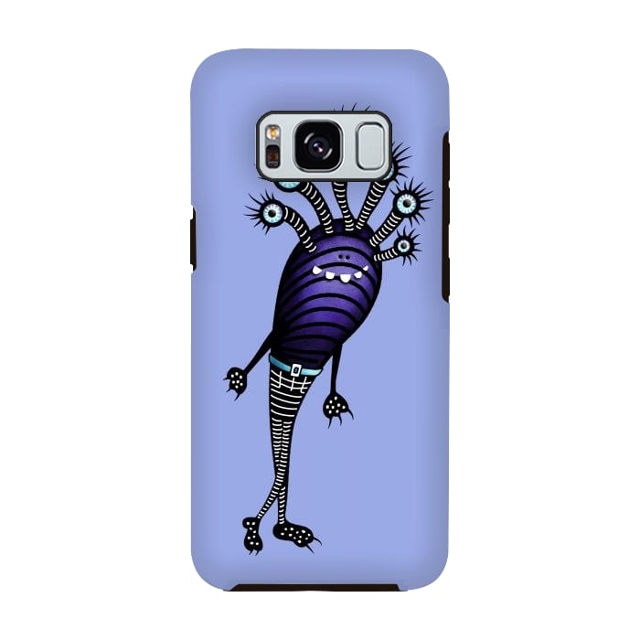 Galaxy S8 StrongFit Funny Monster Cartoon Creature Dressed Up by Boriana Giormova
