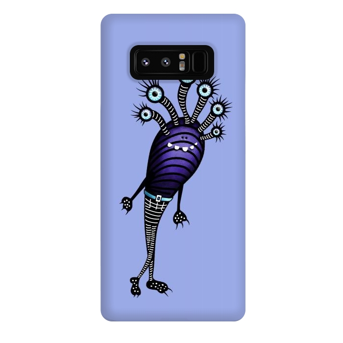 Galaxy Note 8 StrongFit Funny Monster Cartoon Creature Dressed Up by Boriana Giormova