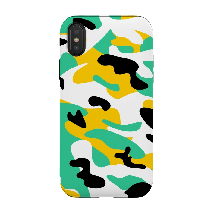 iPhone Xs / X StrongFit Camouflage by Dhruv Narelia