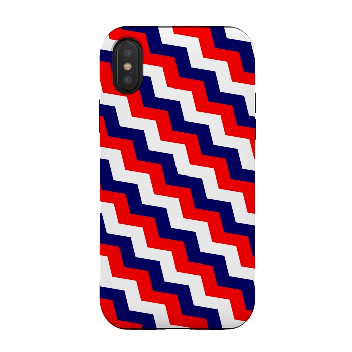 iPhone Xs / X StrongFit Chevron colorful by Dhruv Narelia
