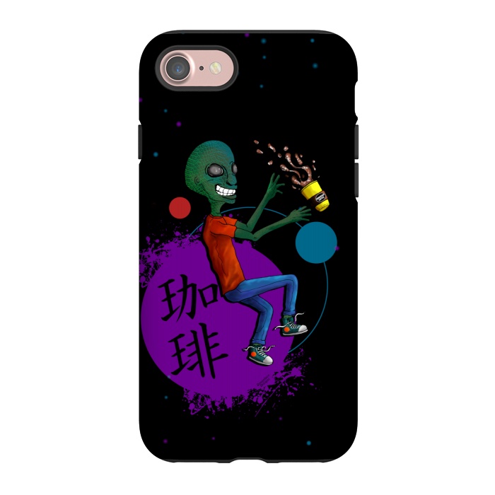 iPhone 7 StrongFit Galactic Soy Latte by Gringoface Designs