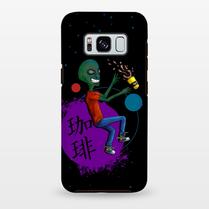 Galaxy S8 plus StrongFit Galactic Soy Latte by Gringoface Designs