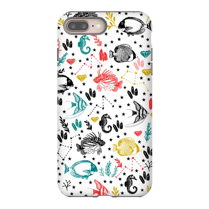 iPhone 7 plus StrongFit Tropical Fish by Karolina