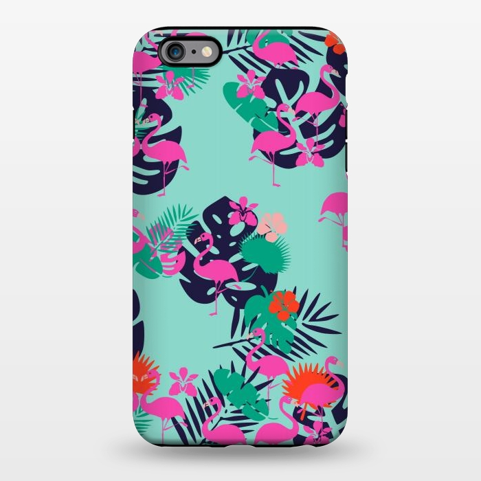 iPhone 6/6s plus StrongFit Pink Flamingo by Karolina