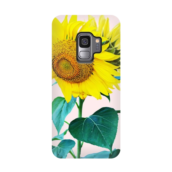 Galaxy S9 StrongFit Sun Flowers by Uma Prabhakar Gokhale