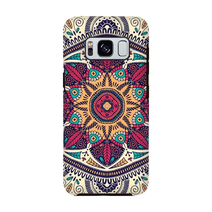 Galaxy S8 StrongFit Colorful Mandala 006 by Jelena Obradovic