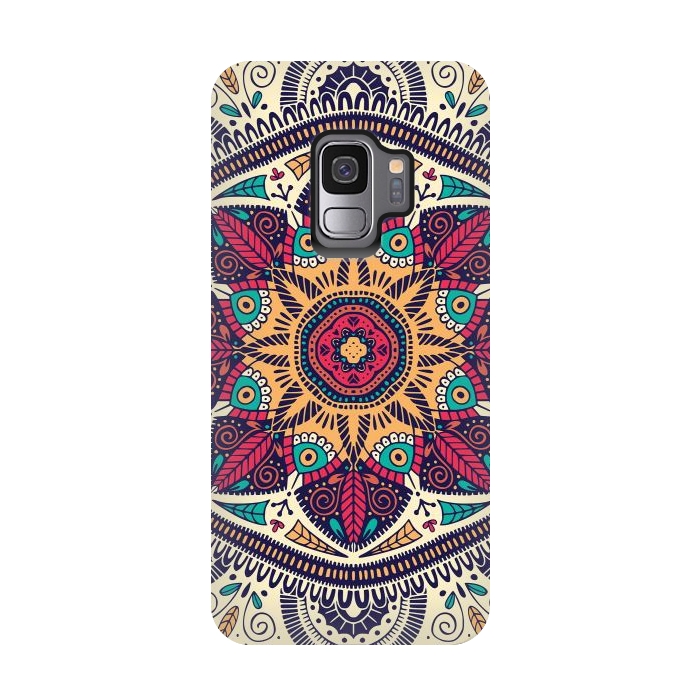 Galaxy S9 StrongFit Colorful Mandala 006 by Jelena Obradovic