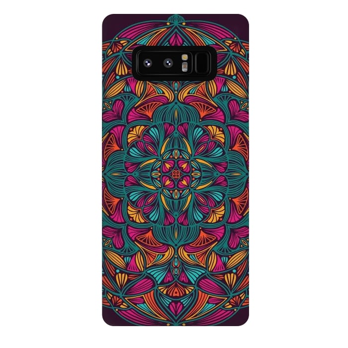 Galaxy Note 8 StrongFit Colorful Mandala 013 by Jelena Obradovic