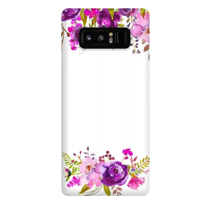 Galaxy Note 8 StrongFit Purple Spring Flower Dream by  Utart