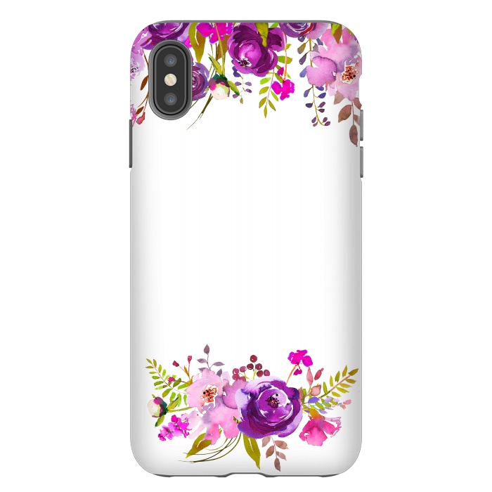 iPhone Xs Max StrongFit Purple Spring Flower Dream by  Utart