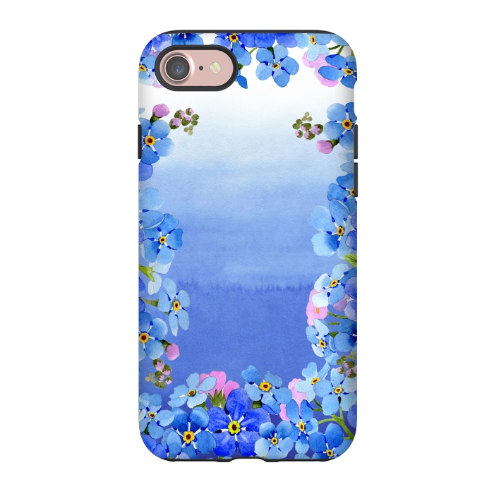 iPhone 7 StrongFit Forget me not - Floral Spring Dream by  Utart