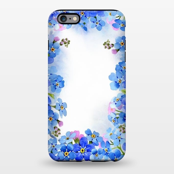 iPhone 6/6s plus StrongFit Forget me not - floral spring dream on white by  Utart