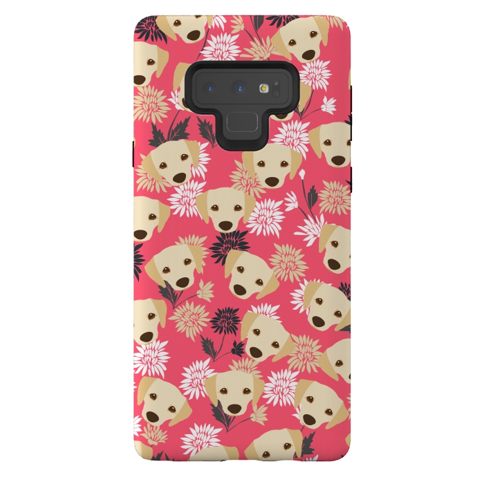 Galaxy Note 9 StrongFit Cute Labrador by Karolina